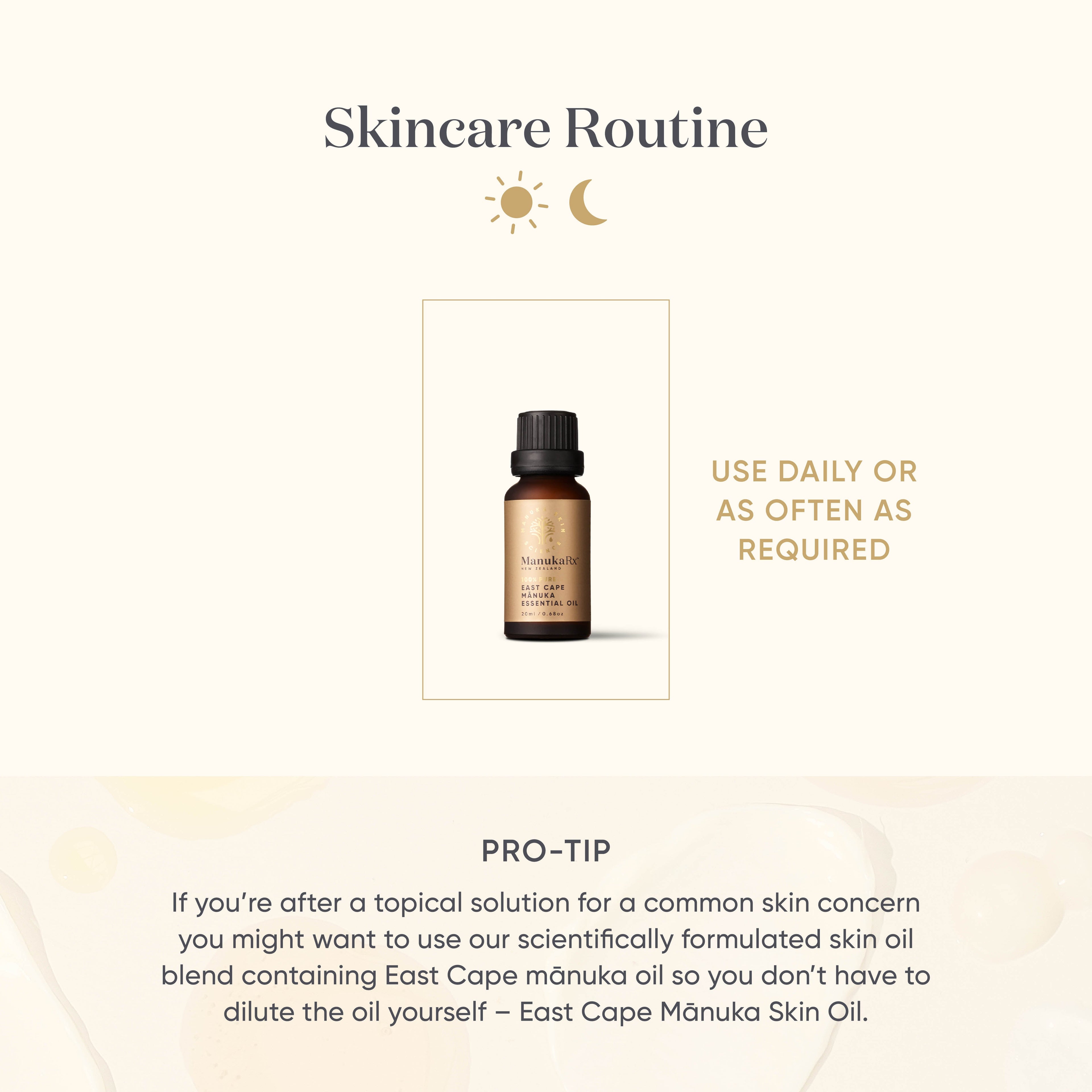 East Cape Mānuka Oil [100% Pure]