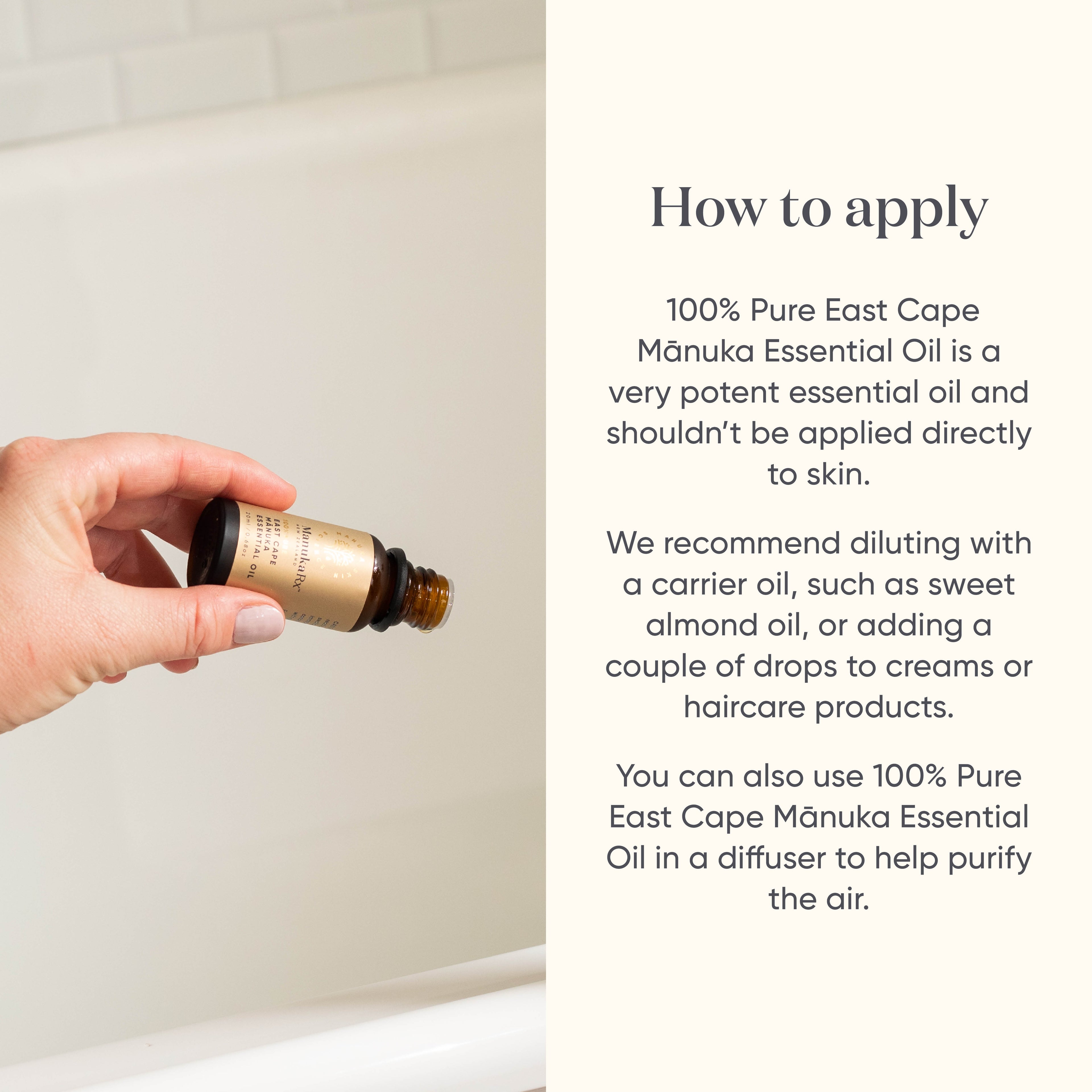 East Cape Mānuka Oil [100% Pure]